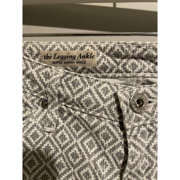 AG‎ Adriano Goldschmied Jeans Women 25 Gray The Legging Ankle Super Skinny USA - Picture 3 of 7